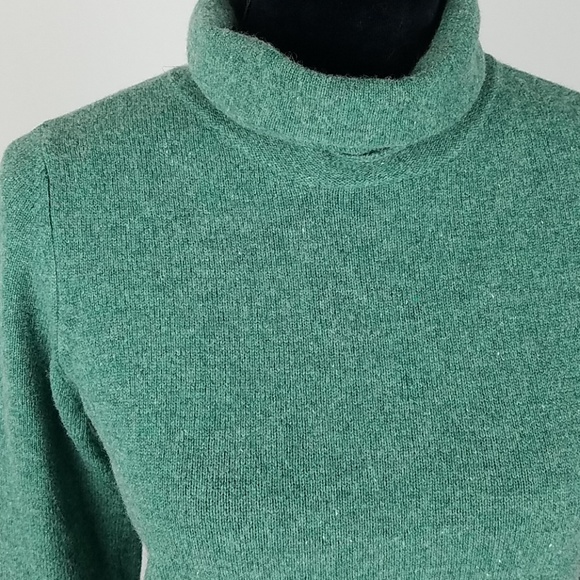 Macphee women 1 turtleneck sweater green - Picture 2 of 5